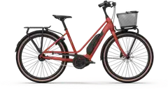 Helkama e-Aino 27,5" Kaupunkisähköpyörä 5-vaihdetta runko 52 cm punainen - 1