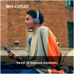 Sony Bluetooth sankakuulokkeet WH-CH520Y keltainen - 4