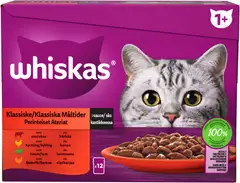 Whiskas 1+ Perinteiset Ateriat kastikkeessa (12 x 85 g) - 1