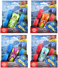 Dickie Toys Monster Flippy kitka-auto, 10 cm, useita erilaisia, myydään yksittäin - 2
