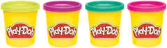 Play-Doh Muovailuvaha 4-pakkaus, erilaisia - 4