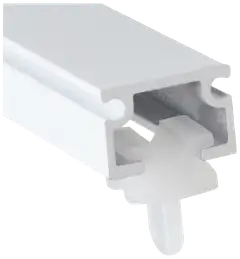 Ihanin U-verhokiskon liu'ut  valkoinen 20kpl - 2