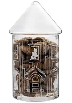 Muurla lasipurkki sisustusrasia Muumitalo 30,5cm - 3