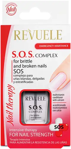 Revuele nail therapy S.O.S. hauraille & lohkeileville kynsille 10ml - 1