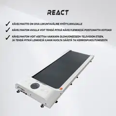 React Kävelymatto 1500 Valkoinen - 6