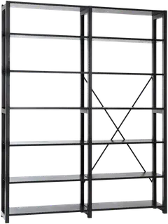 Lundia Classic avohylly, kaksiosainen - MUSTA - 2