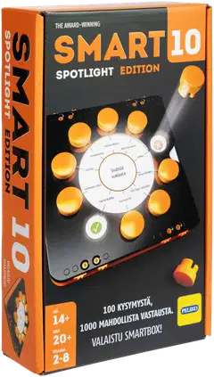 Smart10 tietopeli spotlight - 2
