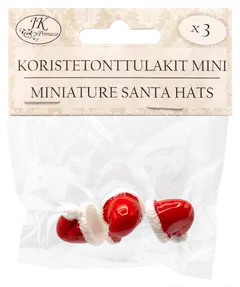 J.K. Primeco Koristetonttulakit mini punainen 3kpl - 1