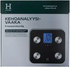 House kehoanalyysivaaka SBS-35023 musta - 2