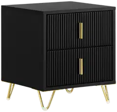 SoBuy yöpöytä musta FBT115-SCH - 1