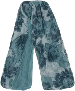 House naisten kukallinen huivi 219H062623 - 1