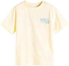 TEX Lasten t-paita autot I276709 - YELLOW 2 - 3