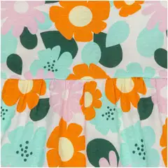Ciraf lasten mekko kukka 25TC261625 - green flower aop - 3