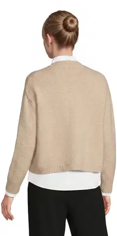 House naisten neuletakki Fluffy-C - Sand - 3