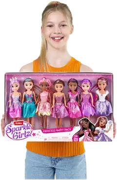 Sparkle Girlz nuket 10.5 tuumaa 7-pack - 2