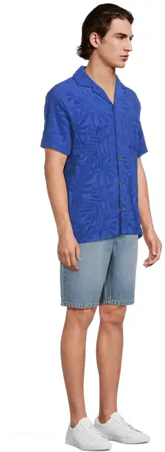 WKLY. miesten kesäpaita terry 195W152603 - dazzling blue - 4