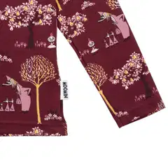 Muumi lasten paita Vilijonkka 593453 - burgundi - 2