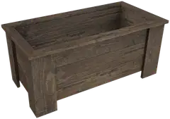 Miljöörakennus kukkalaatikko 35x80x41 tummanharmaa - 1