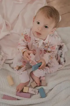 Ma-ia family vauvojen pyjama Metsäneläimet 203509 - Roosa - 4