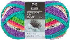 House lanka villasekoite Kuvio 100 g Pink/lilac/green/turquoise 81927 - 1