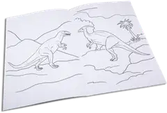 Mahtavat dinosaurukset - värityskirja - 2