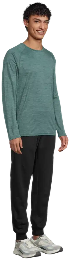 Cheetah miesten pitkähihainen treenipaita CMT3706 - Mallard green - 4