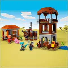 LEGO® Minecraft 21278 Ryöstelijöiden etuvartioasema ja Tuhokylvyri - 5