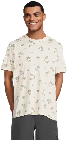 TEX miesten t-paita I275390 - BEIGE - 1