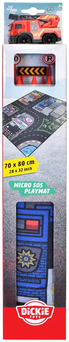 Dickie Toys Micro World Liikennematto ja ajoneuvo, lajitelma, 4 erilaista, myydään yksittäin - 6
