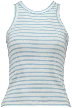 Hailys naisten toppi We44ndy - offwhite/pearl blue stripe - 1