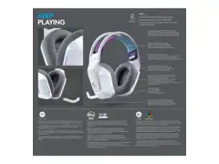Logitech pelikuuloke Lightspeed G733 valkoinen - 16