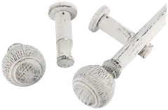 Ihanin verhotanko Amelia valkokulta 160-310cm 25/28mm - 2