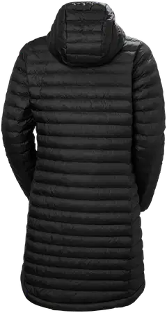 Helly Hansen naisten pitkä kevytvanutakki Sirdal Long Hooded Insulator 63503 - Black - 2