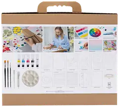 Aloituspakkaus guassimaalaukseen, Maalaukset, värilajitelma, 1pkk/ 1 pkt - 2