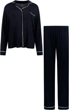TEX naisten pyjama I982704 - BLACK 1 - 1