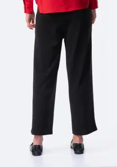 TEX naisten housut napeilla I28159 - BLACK 1 - 3