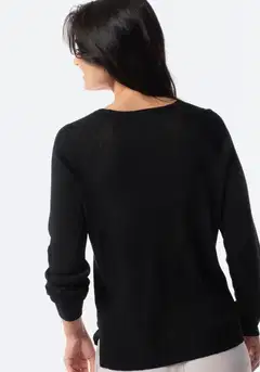 TEX naisten kimalleneule I286115 - BLACK 1 - 3
