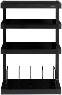 Norstone Esse HiFi Vinyl -levysoitin- ja vinyylikaluste satiinimusta/musta - 3