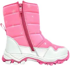 House lasten talvisaappaat Snowflake - FUCHSIA/SILVER - 3