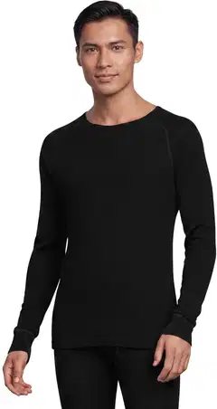 House miesten merinovilla-aluspaita - Black - 1
