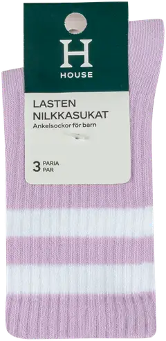 House lasten tennissukat 234H250323 3-pack - Lilac - 2