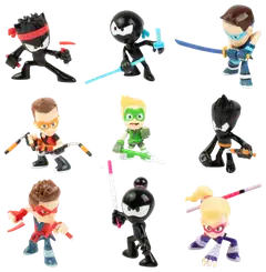 Ninja Kidz Ninja Action Mysteeri Figuuri - 2
