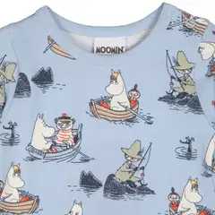 Muumi vauvojen body Veneilijät 591771 - Vaaleansininen - 2