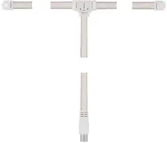 Hama dipoliantenni, FM/DVB-T2 HD/DAB/DAB+, 1.75m - 2