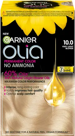 Garnier Olia 10.0 Very Light Blonde kestoväri 174ml - 1