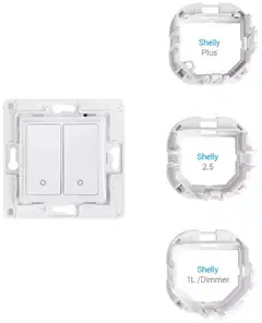Shelly Seinäkytkin 2 - valkoinen - 2