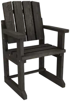 Miljöörakennus Jämäkkä tuoli, grafiitin harmaa 79x60x63cm - 1