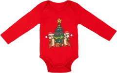 Disney vauvojen body Tiku & Taku Joulujuhla - RED - 1