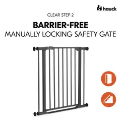 Hauck turvaportti Clear Step 2 75-80 cm - 12