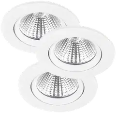 Nordlux LED-alasvalo Fremont IP23 2700K valkoinen 3kpl - 1